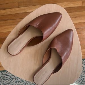 | SOLD | MODERN Aldo Brand Camel Mules